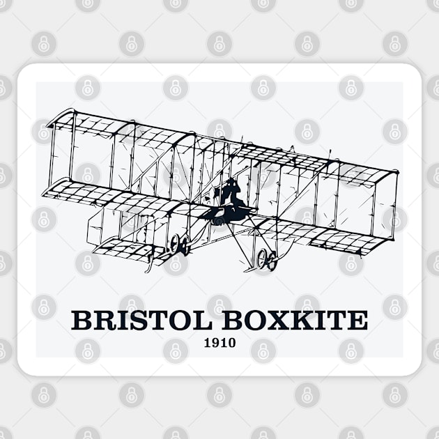 Bristol Boxkite 1910 Aircraft Sticker by Lakeric